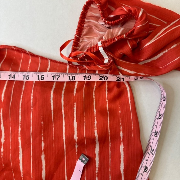 Sachin + Babi Harlow Orange Shibori Stripe top size XL - Picture 9 of 12